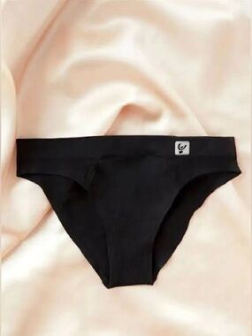 New FREDDY M/L Italy no show black low rise seamless panties stretch mini briefs